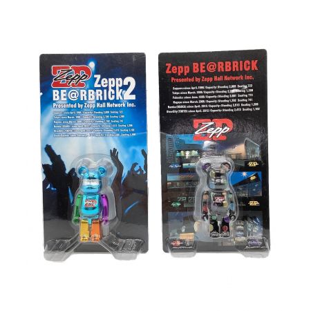 BEAR BRICK (ベアブリック) フィギュア Zeppベアブリック2種セット