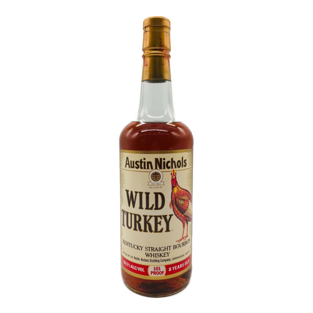 ワイルドターキー (WILD TURKEY) バーボン 製造印:1995年 液面