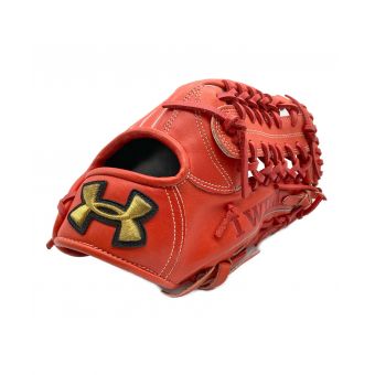 UNDER ARMOUR (アンダーアーマー) 外野手用軟式グローブ オレンジ QBB0253
