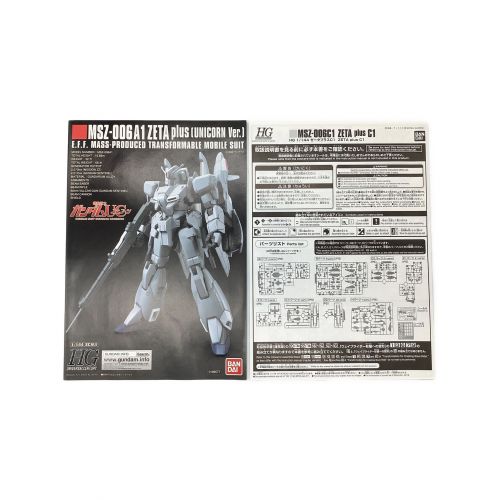 BANDAI (バンダイ) ガンプラ ゼータプラスC1 HG MSZ-006C1