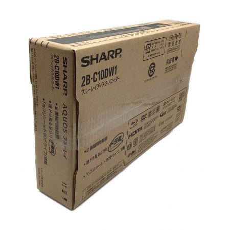 SHARP (シャープ) Blu-rayレコーダー 未開封 2B-C10DW1 2番組 1TB ■