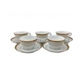 Noritake (ノリタケ) カップ&ソーサー 金彩装飾 5Pセット