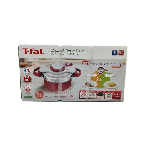 T-Fal (ティファール) 圧力鍋 レッド 252 PSCマーク(圧力鍋)有