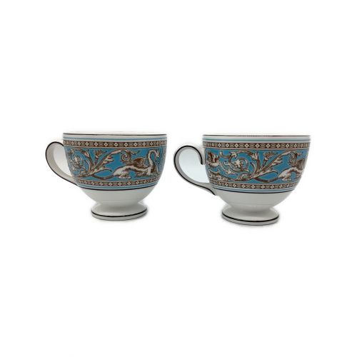 Wedgwood (ウェッジウッド) カップ&ソーサー フロレンティーン・ターコイズ 2Pセット