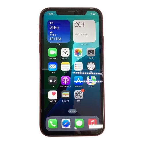 Apple (アップル) iPhoneXR iOS MT0N2J/A サインアウト確認済 357373094697075 ○ SIMフリー 128GB バッテリー:Cランク(78％) 程度:Cランク Blancco社データ消去済み