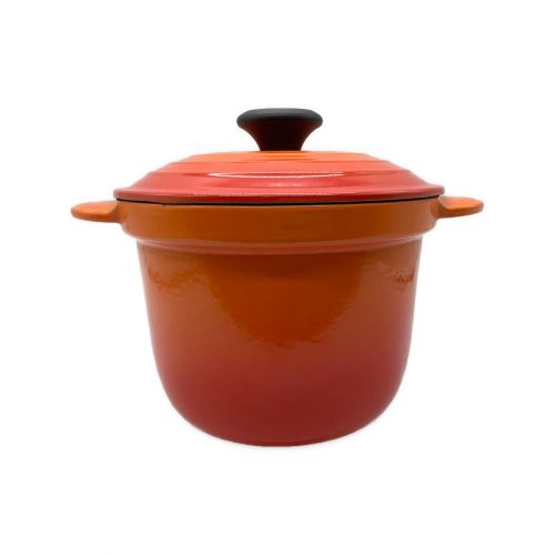 LE CREUSET (ルクルーゼ) ココット・エブリィ オレンジ18｜トレファク