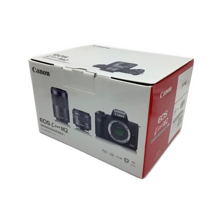 CANON (キャノン) ミラーレス一眼カメラ EOS KISS M2 2580万画素 専用電池 SDカード SDHCカード SDXCカード ISO100～25600 111051000975