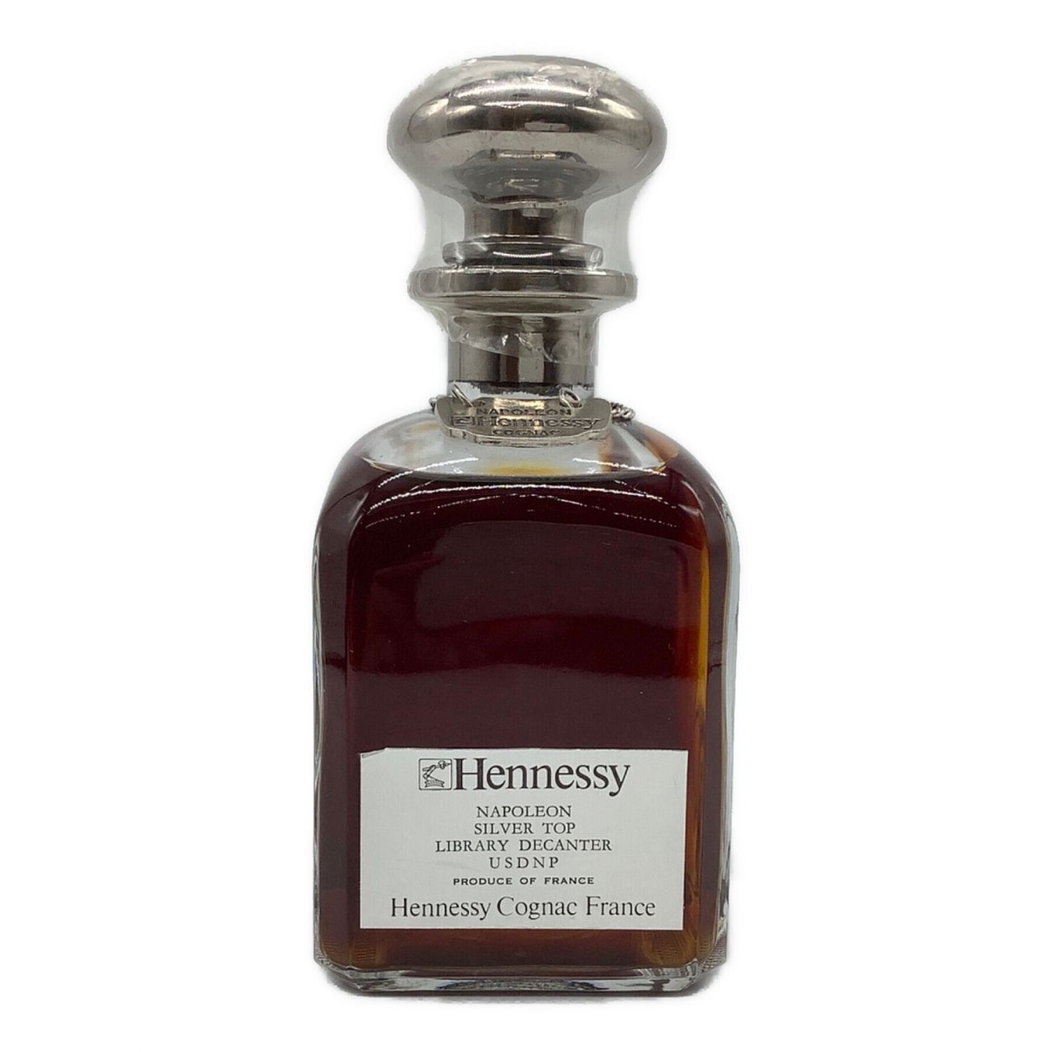 Hennessy COGNAC 700ml 40% シルバートップブック型 箱付 - 酒