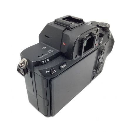 SONY ミラーレス一眼カメラ ILCE-7M3 2530万画素 専用電池 SDカード SDHCカード SDXCカード メモリースティックPRO Duo メモリースティックPRO-HG Duo ISO100～51200 3096403