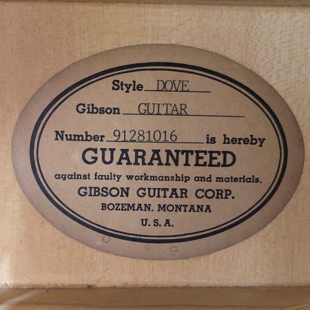 GIBSON (ギブソン) アコースティックギター  Dove