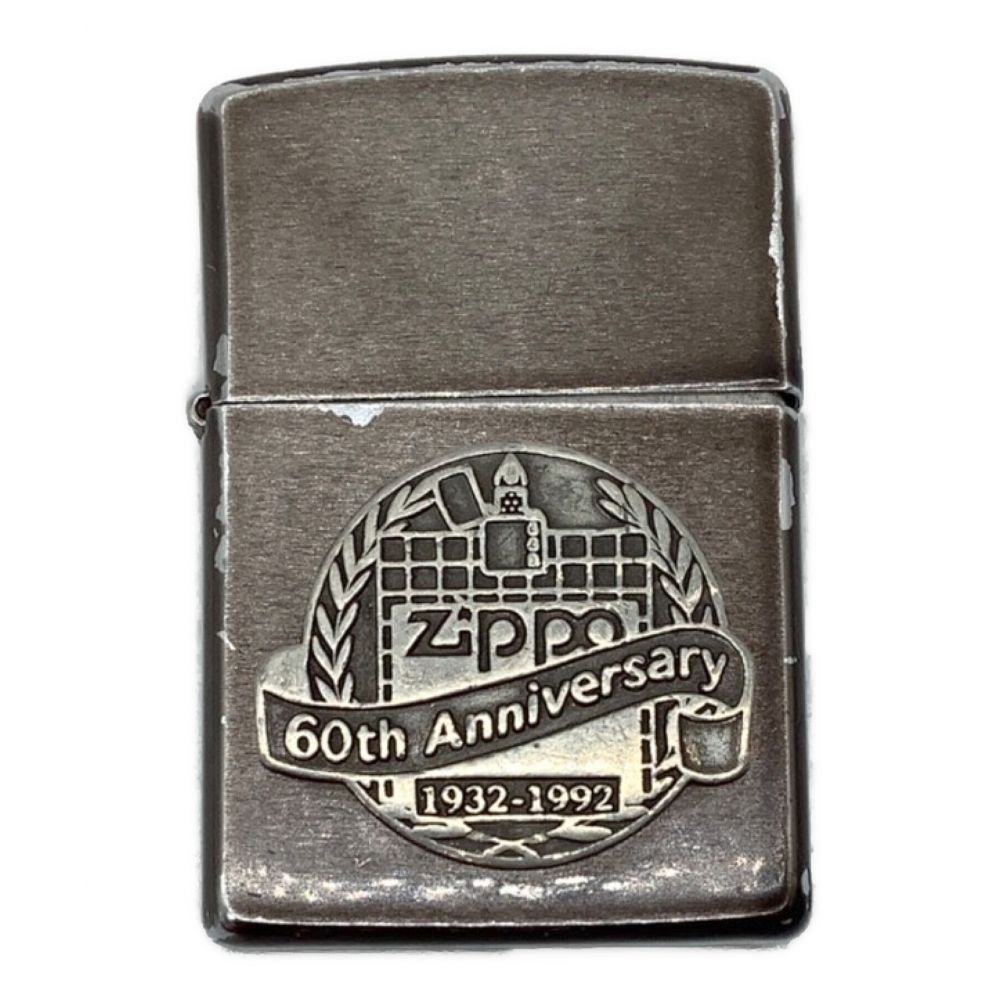 本物の通販 zippo 4面彫刻 1992製 1932-1992 60周年記念 一万ポッキリ