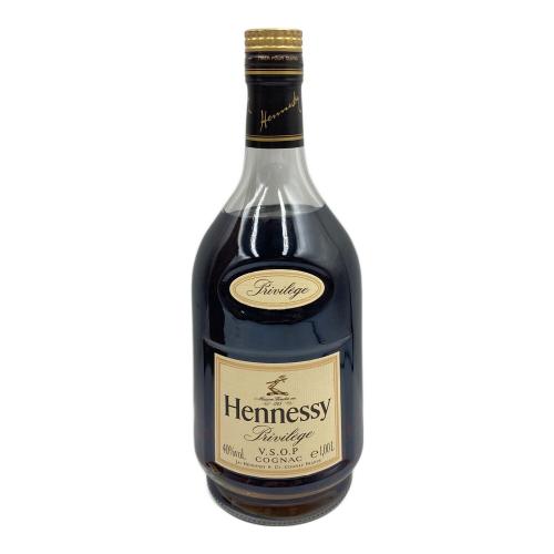 ヘネシー (Hennessy) コニャック 1000ml VSOPプリヴィレッジ 未開封