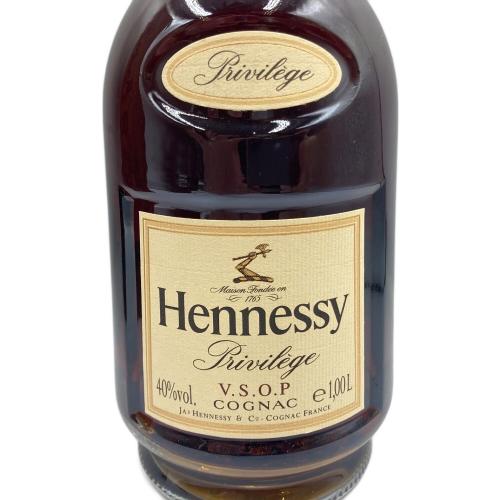 ヘネシー (Hennessy) コニャック 1000ml VSOPプリヴィレッジ 未開封