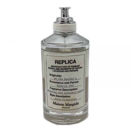 Maison Margiela (メゾンマルジェラ) 香水 レプリカ アット ザ バーバー 100ml 残量80%-99%