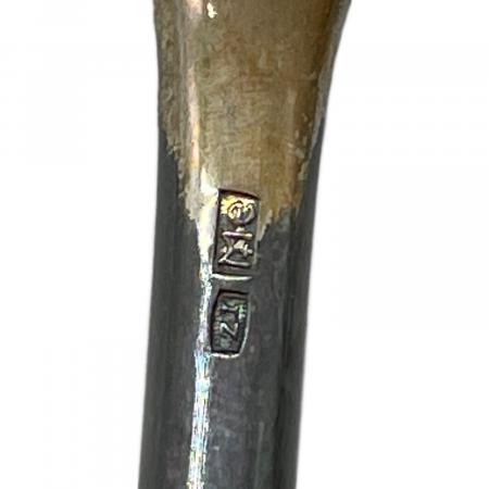 ビンテージDGスターリングデンマーククラウンフィニアル　スプーン6本フォーク6本 ビンテージDGスターリングデンマーククラウンフィニアル