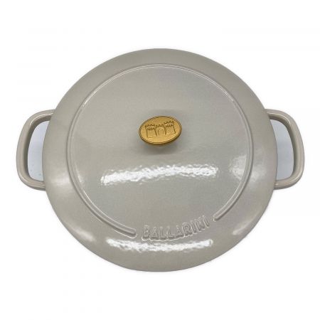 バッラリーニ(BALLARINI) 両手鍋 クリームホワイト色 直径22cm バッラリーニ(BALLARINI) 両手鍋 クリームホワイト色 直径22cm