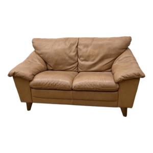 NATUZZI (ナツッジ) 2人掛けソファー 84 ブラウン キャメル