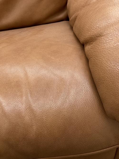 NATUZZI (ナツッジ) 2人掛けソファー 84 ブラウン キャメル