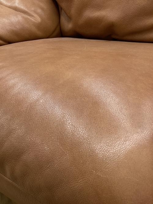 NATUZZI (ナツッジ) 2人掛けソファー 84 ブラウン キャメル