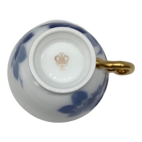 大倉陶園 (オオクラトウエン) カップ&ソーサー ブルーローズ