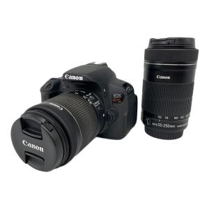CANON (キヤノン) デジタル一眼レフカメラ EOS kiss X7i ダブルズームキット 1800万画素(有効画素) APS-C 専用電池 SDXCカード対応 ISO100～12800 021035008956