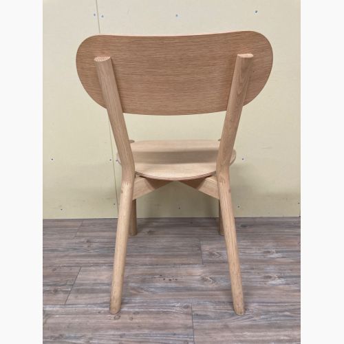 karimoku Castor Chair Plus C3435A Pure Oak ナチュラル(メーカー公式表記:Pure Oak) C3435AME ナラ突板貼り成形合板 キャストールチェアプラス デザイナー:BIG GAME