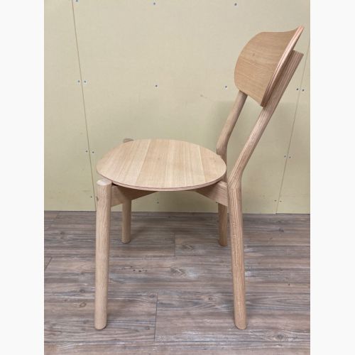 karimoku Castor Chair Plus C3435A Pure Oak ナチュラル(メーカー公式表記:Pure Oak) C3435AME ナラ突板貼り成形合板 キャストールチェアプラス デザイナー:BIG GAME