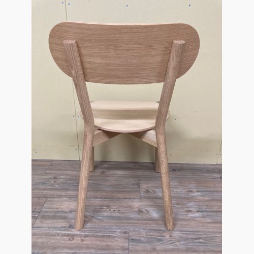 karimoku Castor Chair Plus C3435A Pure Oak ナチュラル(メーカー公式表記:Pure Oak) C3435AME ナラ突板貼り成形合板 キャストールチェアプラス デザイナー:BIG GAME