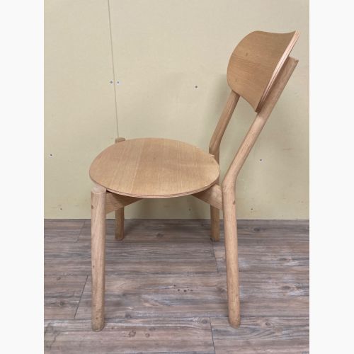 karimoku Castor Chair Plus C3435A Pure Oak ナチュラル(メーカー公式表記:Pure Oak) C3435AME ナラ突板貼り成形合板 キャストールチェアプラス デザイナー:BIG GAME