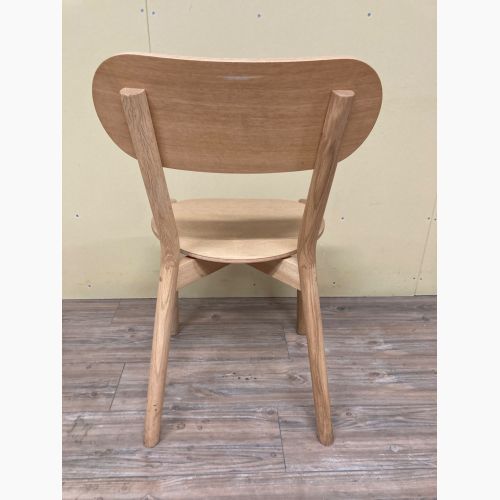 karimoku Castor Chair Plus C3435A Pure Oak ナチュラル(メーカー公式表記:Pure Oak) C3435AME ナラ突板貼り成形合板 キャストールチェアプラス デザイナー:BIG GAME