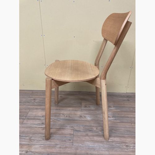 karimoku Castor Chair Plus C3435A Pure Oak ナチュラル(メーカー公式表記:Pure Oak) C3435AME ナラ突板貼り成形合板 キャストールチェアプラス デザイナー:BIG GAME