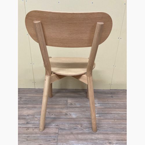 karimoku Castor Chair Plus C3435A Pure Oak ナチュラル(メーカー公式表記:Pure Oak) C3435AME ナラ突板貼り成形合板 キャストールチェアプラス デザイナー:BIG GAME