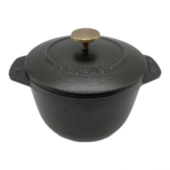 Staub (ストウブ) ラ・ココット de GOHAN ブラック Ｓサイズ
