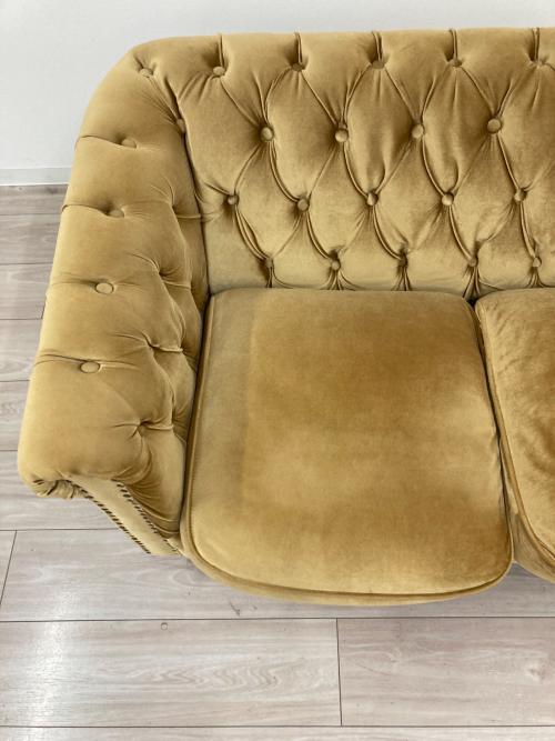 2人掛けソファー イエロー