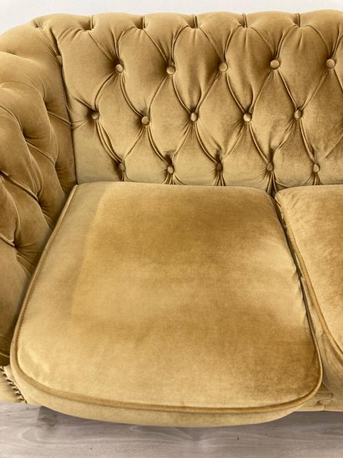 2人掛けソファー イエロー