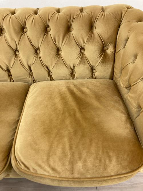 2人掛けソファー イエロー