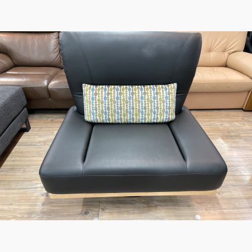 1人掛けソファー ブラック×マルチカラー 79 スペリアル