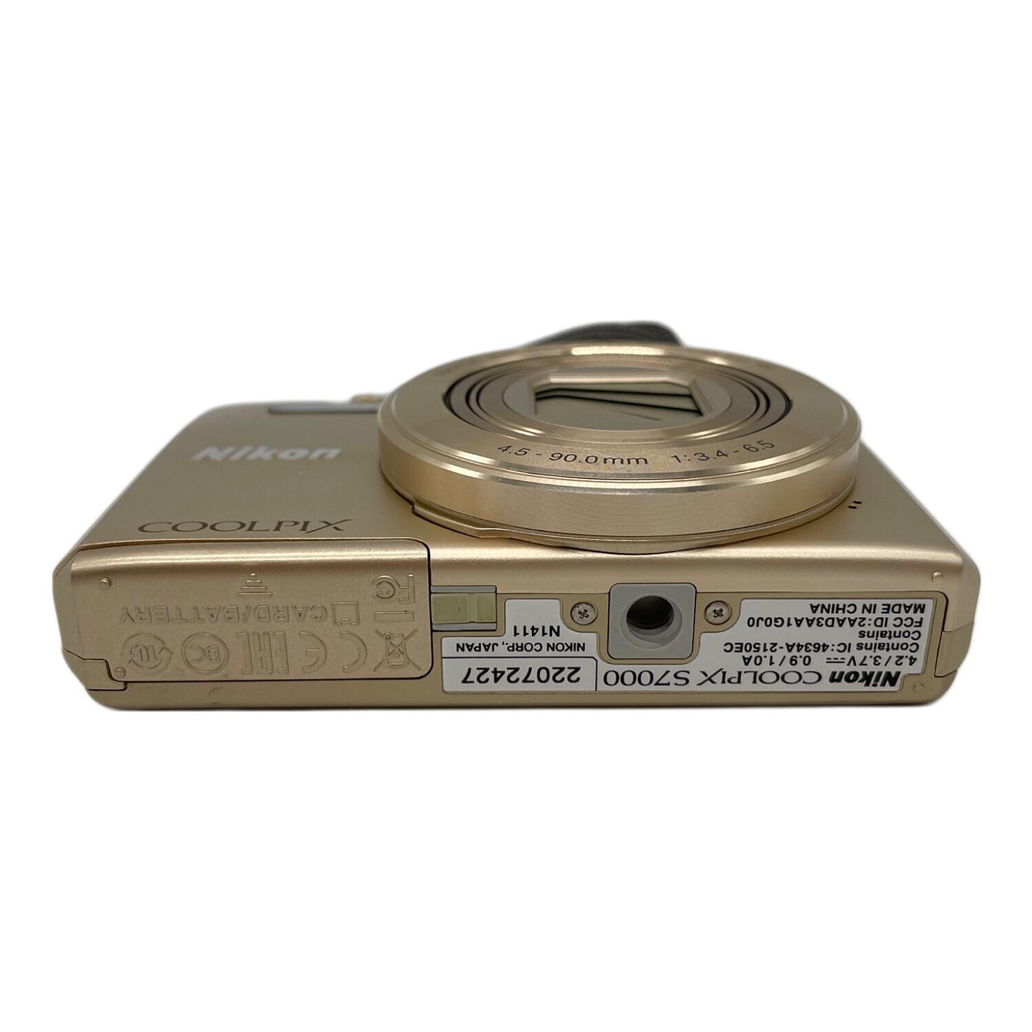 Nikon製 デジカメ COOLPIX S7000 ゴールド/1602万画素