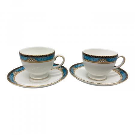 新品未使用品Wedge Wood ロココ　カップ&ソーサー&プレート2セット Wedgwood (ウェッジウッド) カップ&ソーサー カーゾン 2Pセット