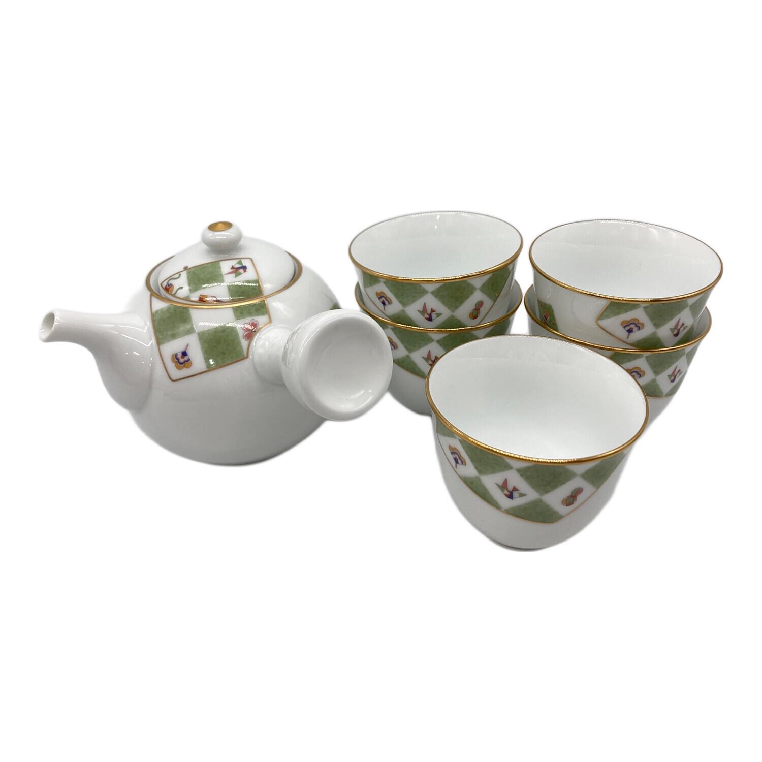 Noritake (ノリタケ) 湯呑み揃え WQ1516 急須1・湯呑み5セット