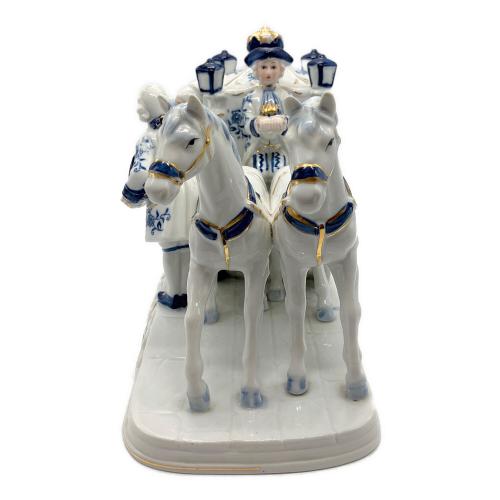 フィギュリン 馬車 ※手綱欠品
