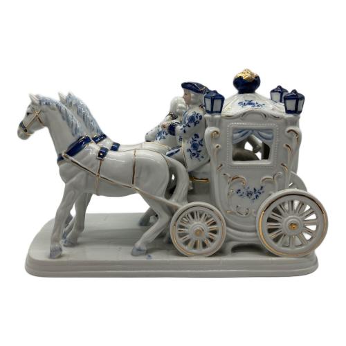 フィギュリン 馬車 ※手綱欠品
