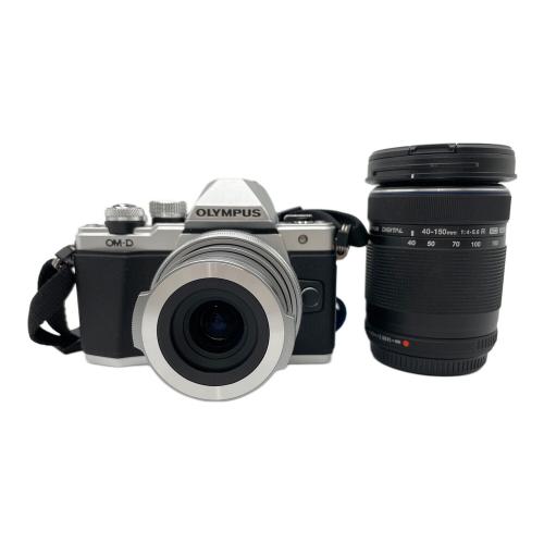 OLYMPUS (オリンパス) ミラーレス一眼カメラ ダブルズーム E-M10Ⅱ 1605万画素 フォーサーズ 専用電池 SDXCカード対応 ISO100～1600 約8.5コマ/秒 1/4000～60秒 BHKA15307