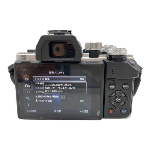 OLYMPUS (オリンパス) ミラーレス一眼カメラ ダブルズーム E-M10Ⅱ 1605万画素 フォーサーズ 専用電池 SDXCカード対応 ISO100～1600 約8.5コマ/秒 1/4000～60秒 BHKA15307