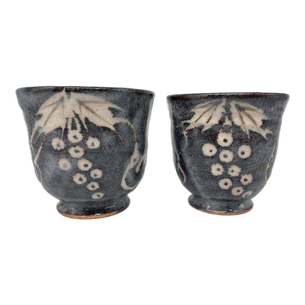 勝尾 青龍洞 鼠志野 湯呑碗 勝尾 青龍洞 鼠志野 湯呑碗