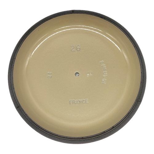 LE CREUSET (ルクルーゼ) 両手鍋 SIZE 26cm レッド ビュッフェ・キャセロール