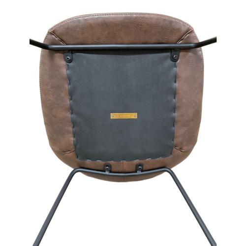 a.depeche (アデペシュ) アームレスチェアー ブラウン×ブラック 189 合皮 PUNISH