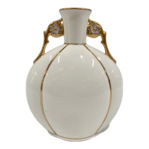 アンティークポット ホワイト×ゴールド