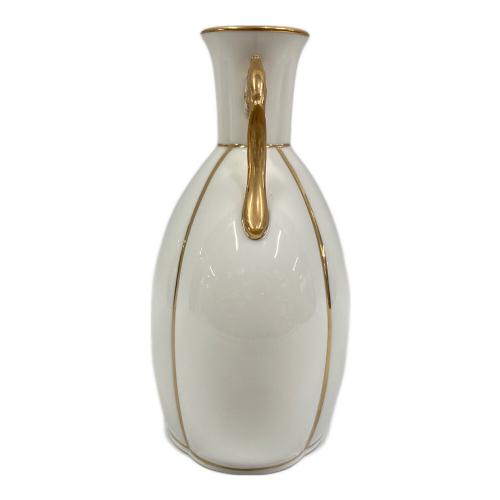 アンティークポット ホワイト×ゴールド