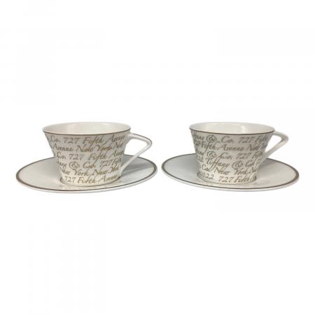 TIFFANY & Co. (ティファニー) カップ&ソーサー ② 2Pセット